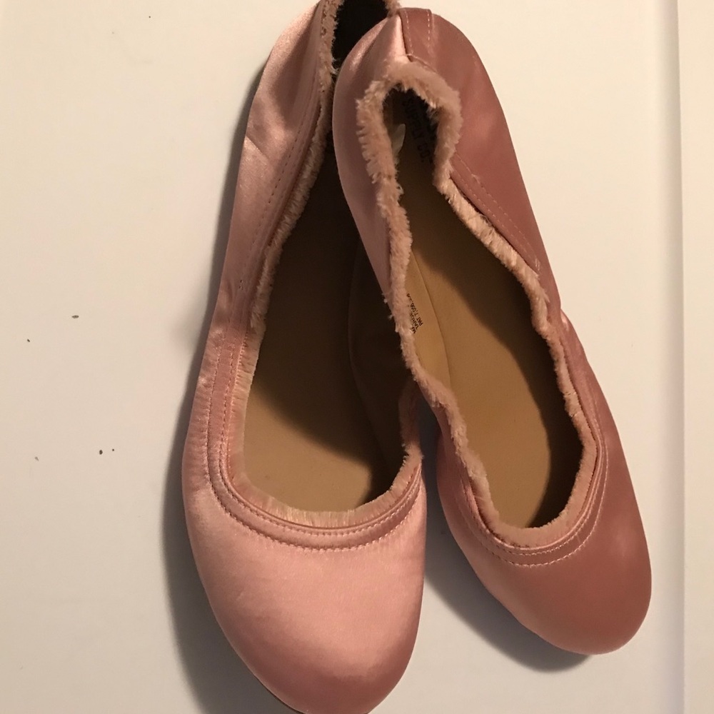 Ballet silky blush flats